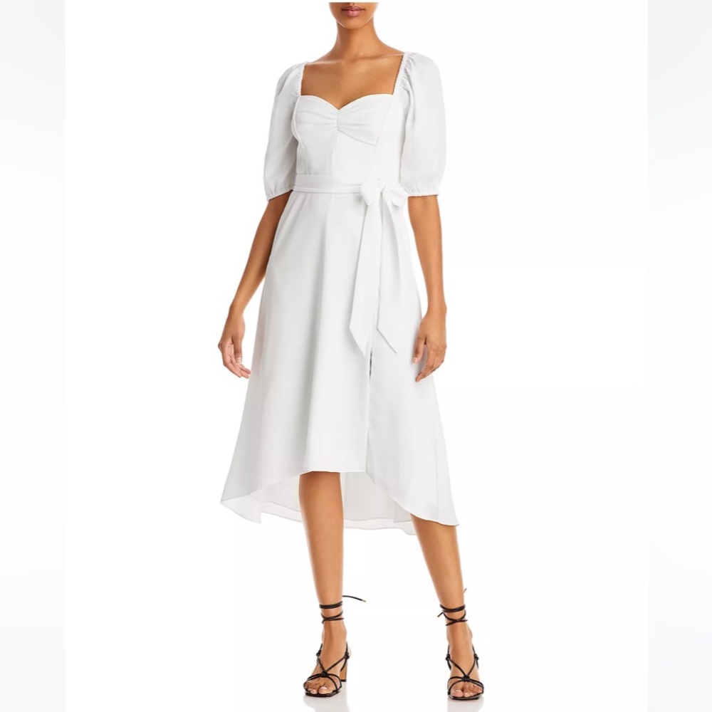 AQUA High/low A-Line Dress